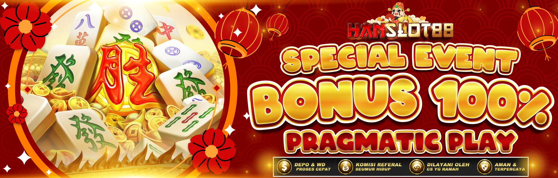 SPECIAL EVENT BONUS PRAGMATIC PLAY 100%