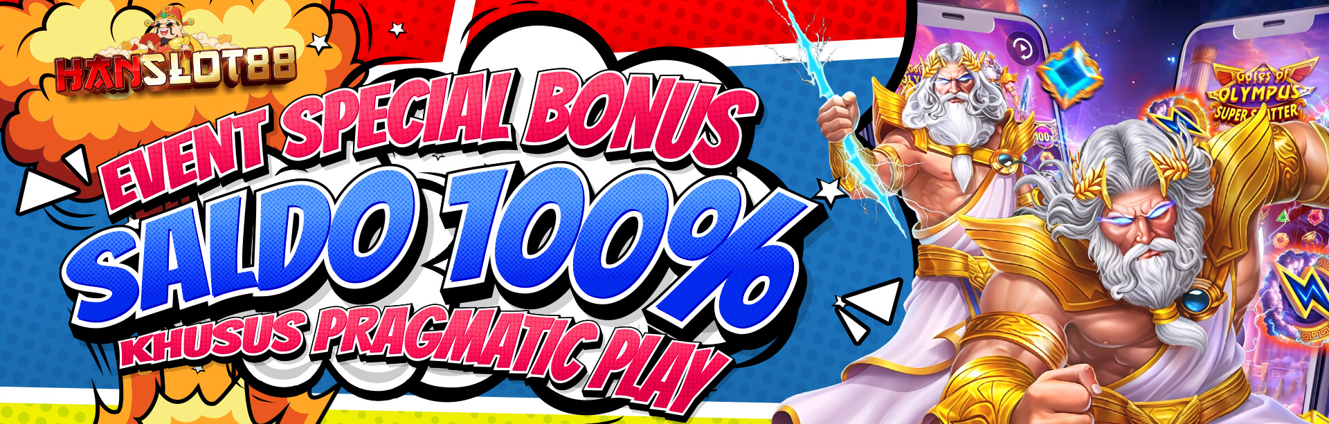 SPECIAL EVENT BONUS PRAGMATIC PLAY 100%