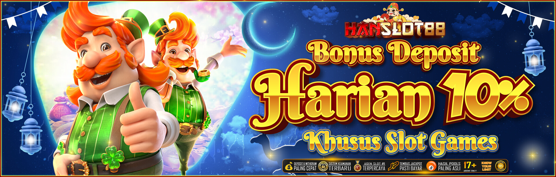 BONUS HARIAN 10% SPECIAL SLOT