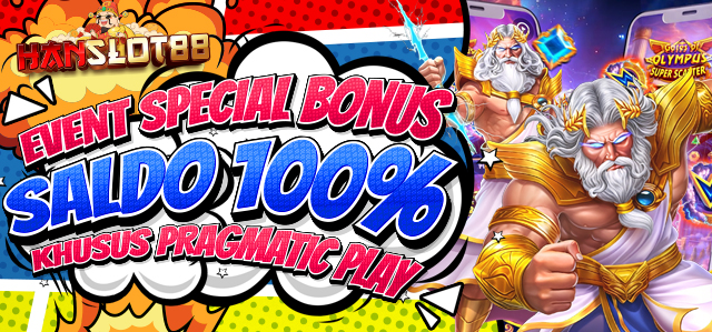 SPECIAL EVENT BONUS PRAGMATIC PLAY 100%