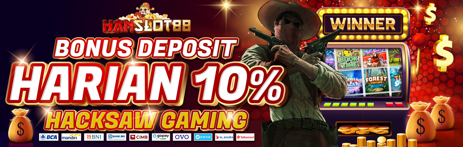 BONUS HARIAN 10% SPECIAL SLOT