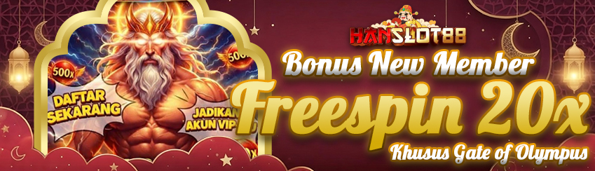 BONUS NEW MEMBER FREESPIN 20X