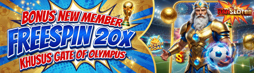 BONUS NEW MEMBER FREESPIN 20X