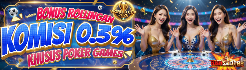 BONUS ROLLINGAN POKER 0.3%
