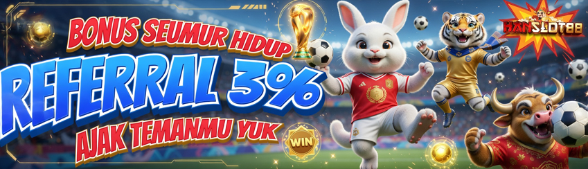 BONUS REFFERAL 3% | SEUMUR HIDUP