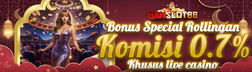BONUS ROLLINGAN LIVE CASINO 0.7%