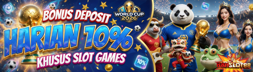 BONUS HARIAN 10% ALL SLOT