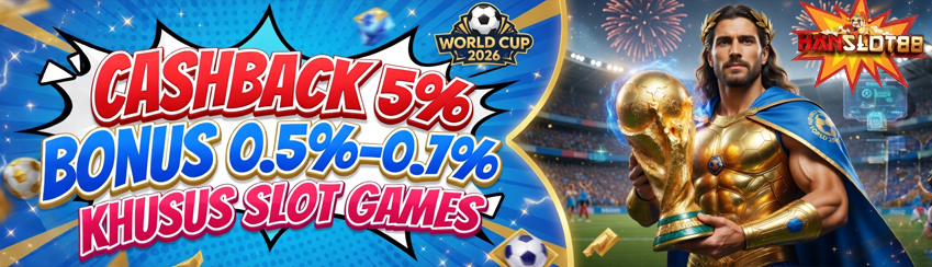 BONUS ROLLINGAN 0.5 - 0.7% DAN CASHBACK 3% | SLOT GAME
