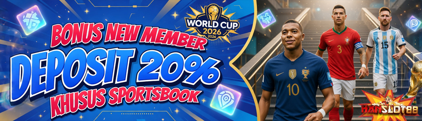 BONUS NEW MEMBER SPORTSBOOK 20%